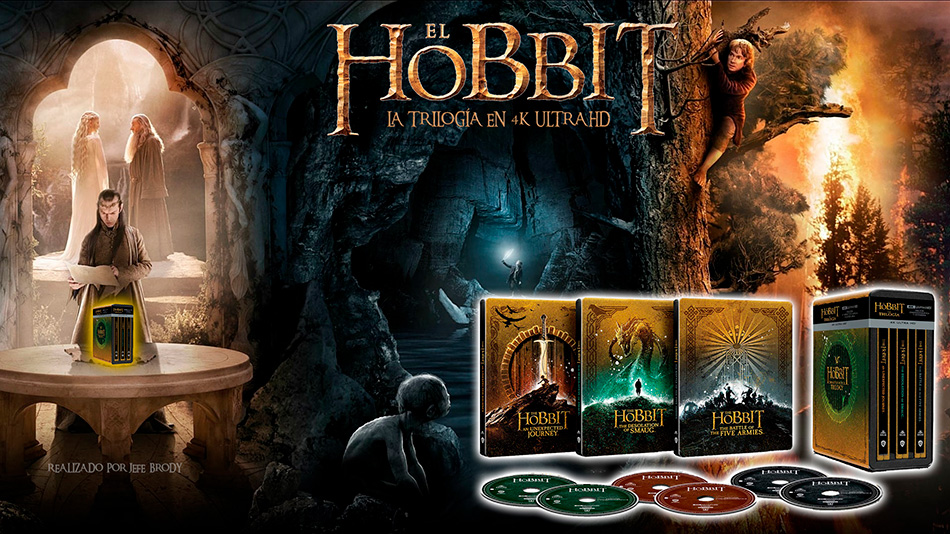 Fotografías de la Trilogía de El Hobbit en Steelbook en UHD 4K 1
