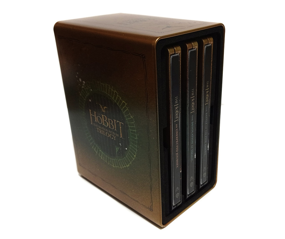 Fotografías de la Trilogía de El Hobbit en Steelbook en UHD 4K 4