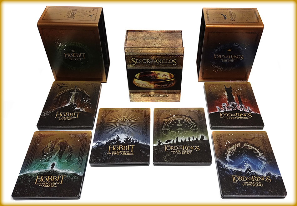 Fotografías de la Trilogía de El Hobbit en Steelbook en UHD 4K 22