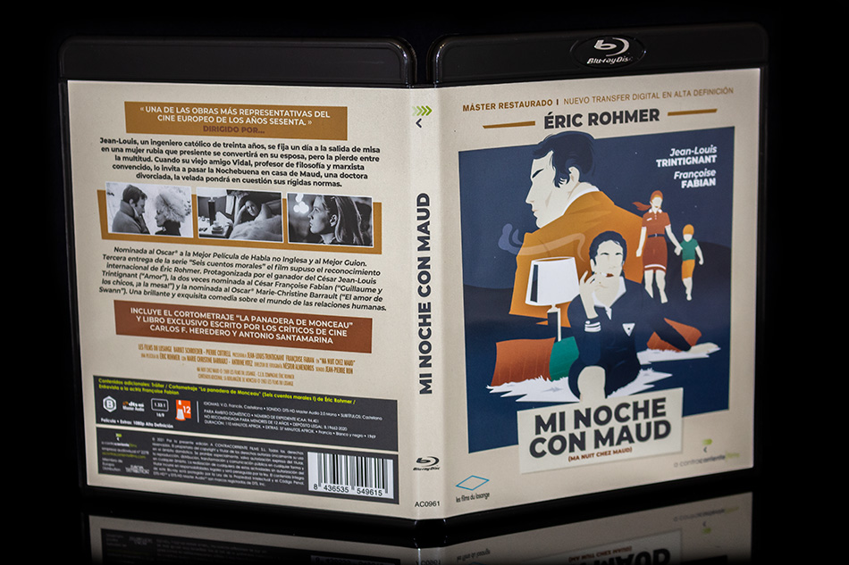 Fotografías del Blu-ray de Mi Noche con Maud con funda y libreto 18