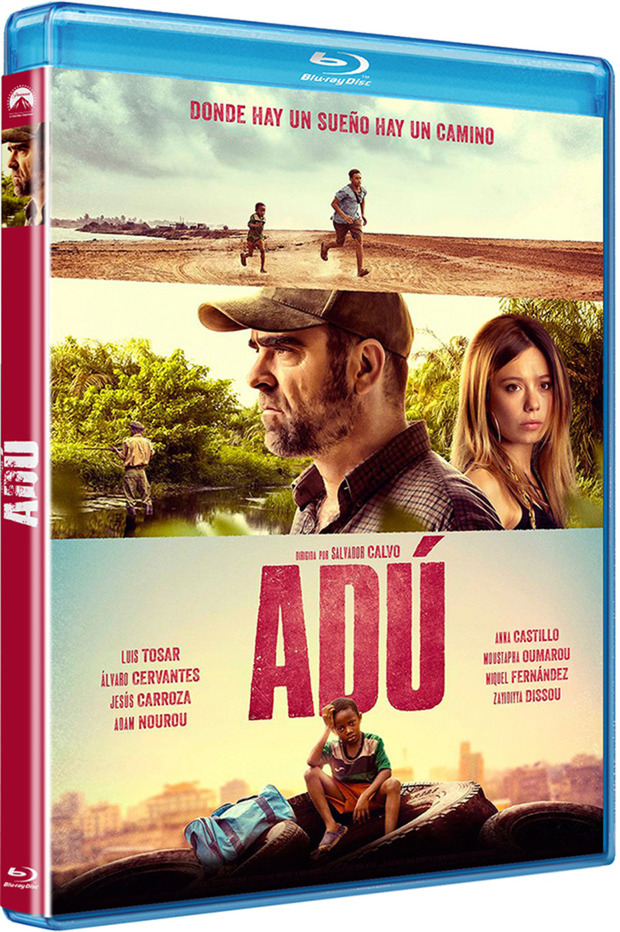 Diseño de la carátula de Adú en Blu-ray 1