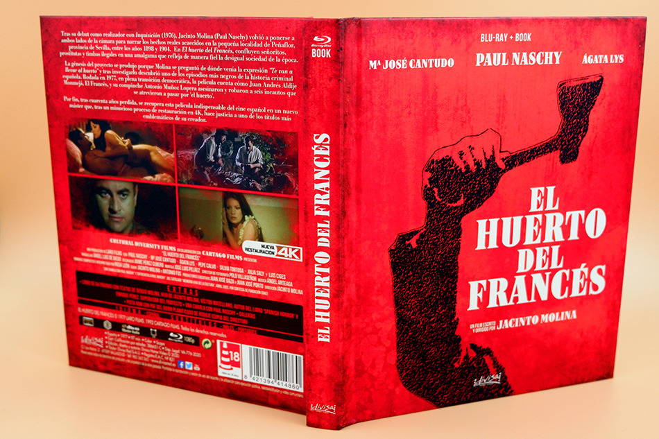 Fotografías de la edición libro de El Huerto del Francés en Blu-ray 6