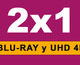 Oferta 2x1 en Blu-ray y UHD 4K de fnac.es y sorteo de reproductor 4K