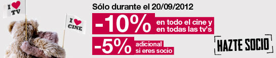 10% de descuento + 5% para socios en fnac.es