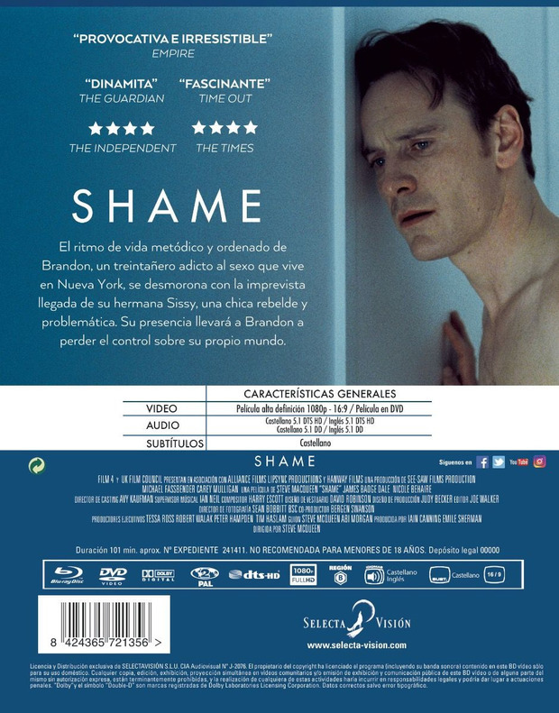 Shame Blu-ray 2