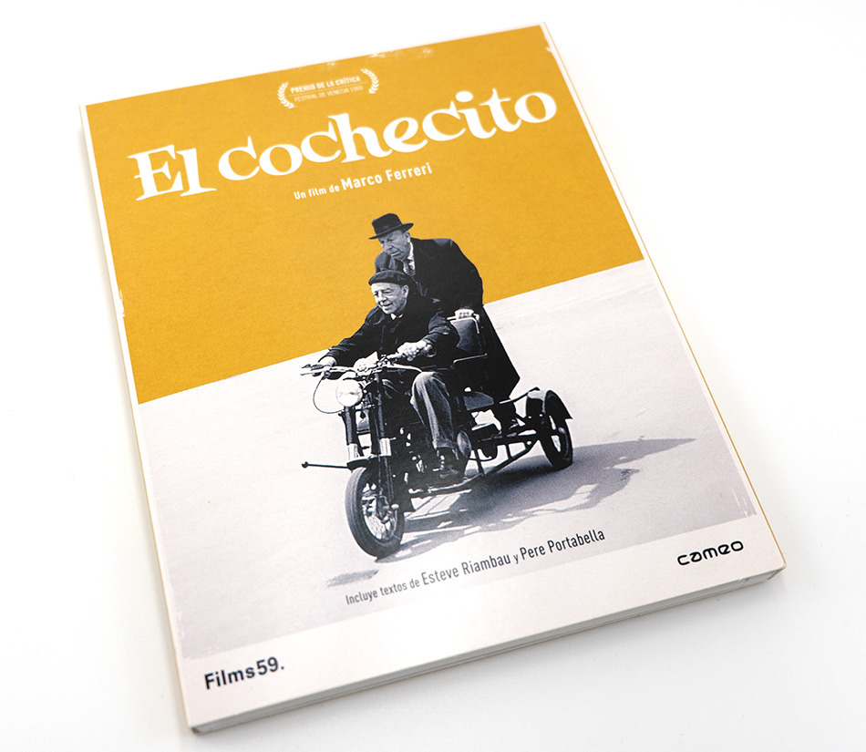 Fotografías de la edición con funda y libreto de El Cochecito en Blu-ray 1