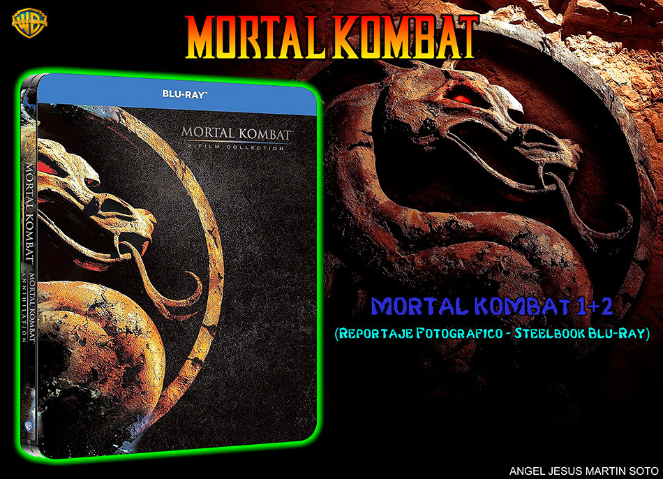 Fotografías del Steelbook de Mortal Kombat 1 y 2 en Blu-ray 1