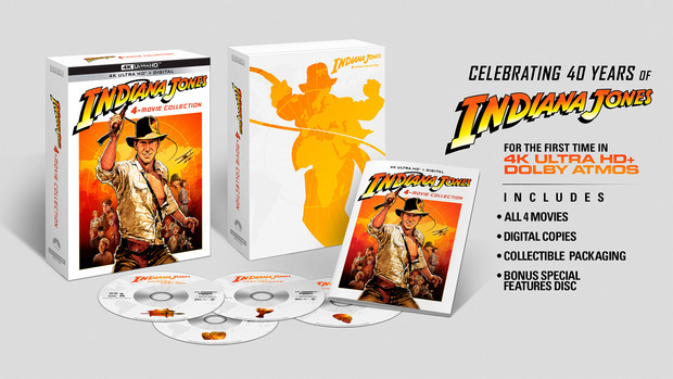 Primeros detalles del Ultra HD Blu-ray de Indiana Jones - Las Aventuras Completas