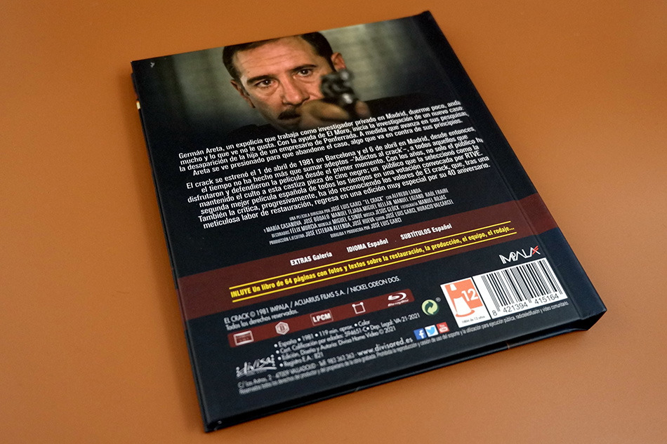 Fotografías de la edición libro de El Crack en Blu-ray 3