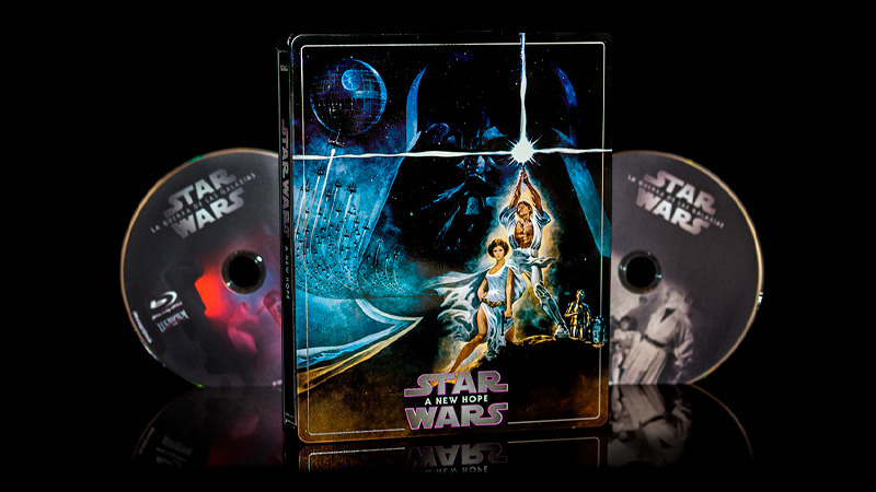 Fotografías del Steelbook de Star Wars: La Guerra de las Galaxias en Blu-ray