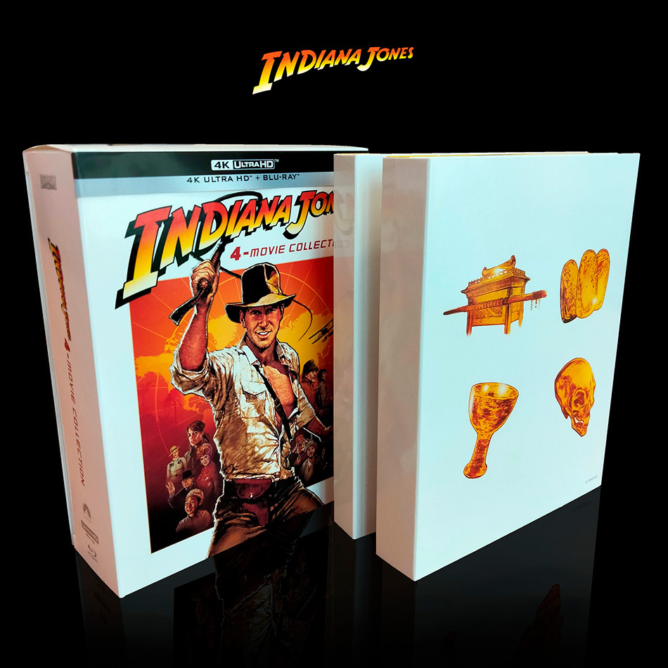 Primeras imágenes del Digipak de Indiana Jones en UHD 4K y Blu-ray 2