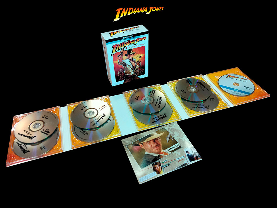 Primeras imágenes del Digipak de Indiana Jones en UHD 4K y Blu-ray 5