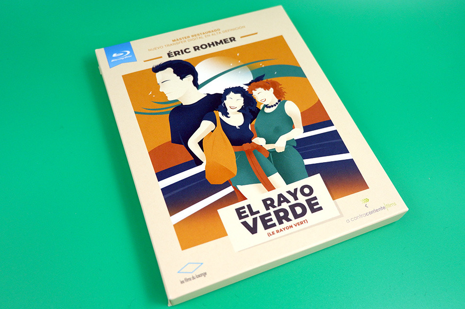Fotografías del Blu-ray de El Rayo Verde con funda y libreto 1
