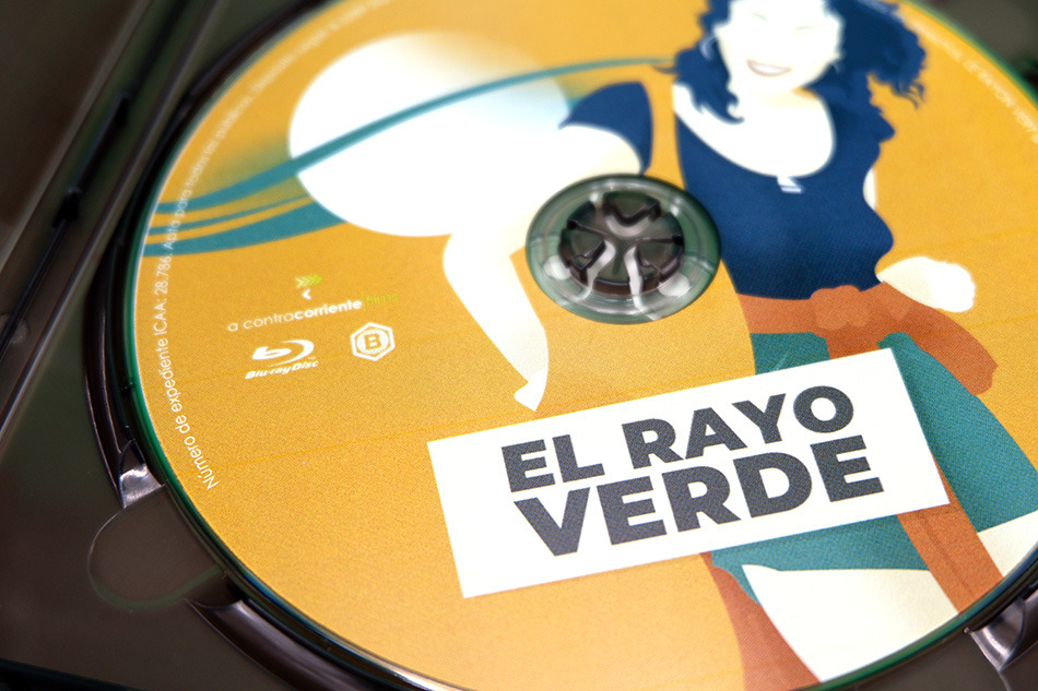Fotografías del Blu-ray de El Rayo Verde con funda y libreto 9