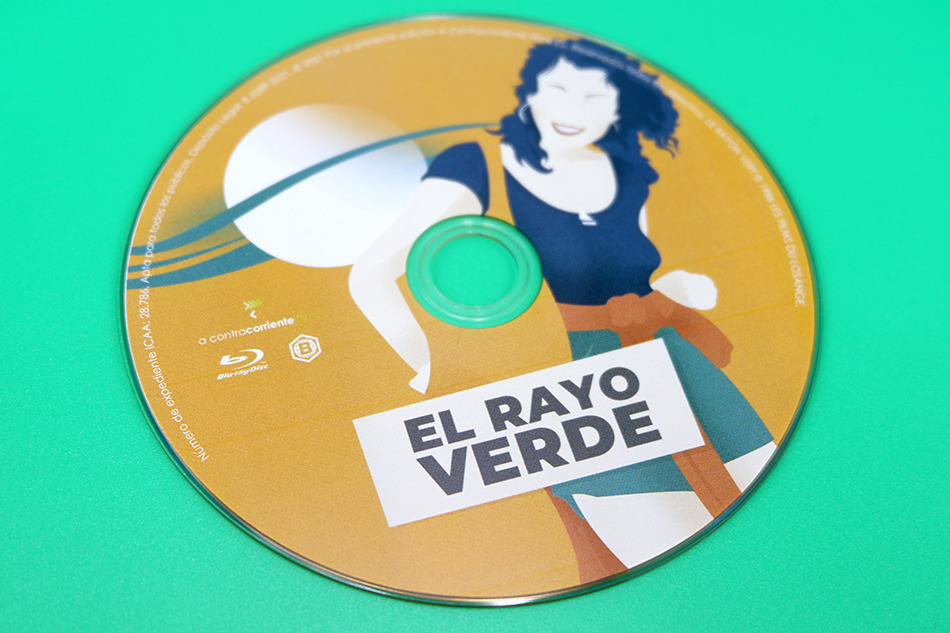 Fotografías del Blu-ray de El Rayo Verde con funda y libreto 10