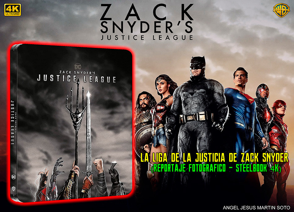 Fotografías del Steelbook de La Liga de la Justicia de Zack Snyder en UHD 4K 1