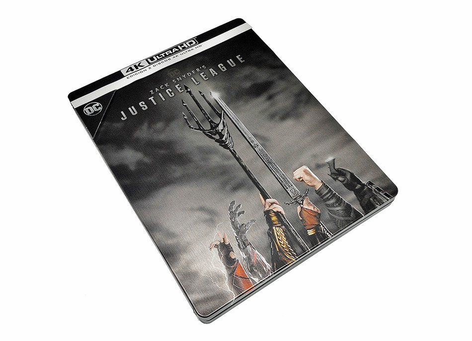 Fotografías del Steelbook de La Liga de la Justicia de Zack Snyder en UHD 4K 2