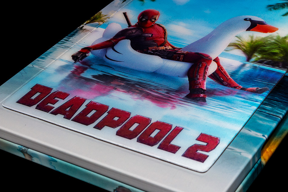 Fotografías del Steelbook lenticular de Deadpool 2 en UHD 4K y Blu-ray 3