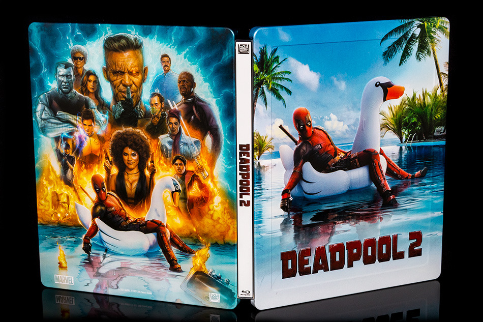 Fotografías del Steelbook lenticular de Deadpool 2 en UHD 4K y Blu-ray 10