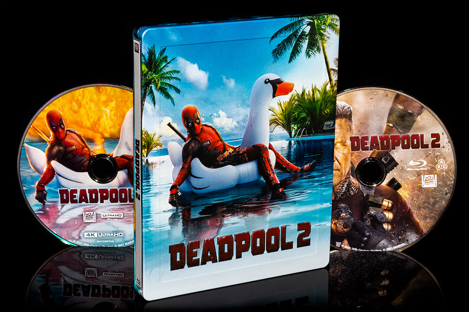 Fotografías del Steelbook lenticular de Deadpool 2 en UHD 4K y Blu-ray 13