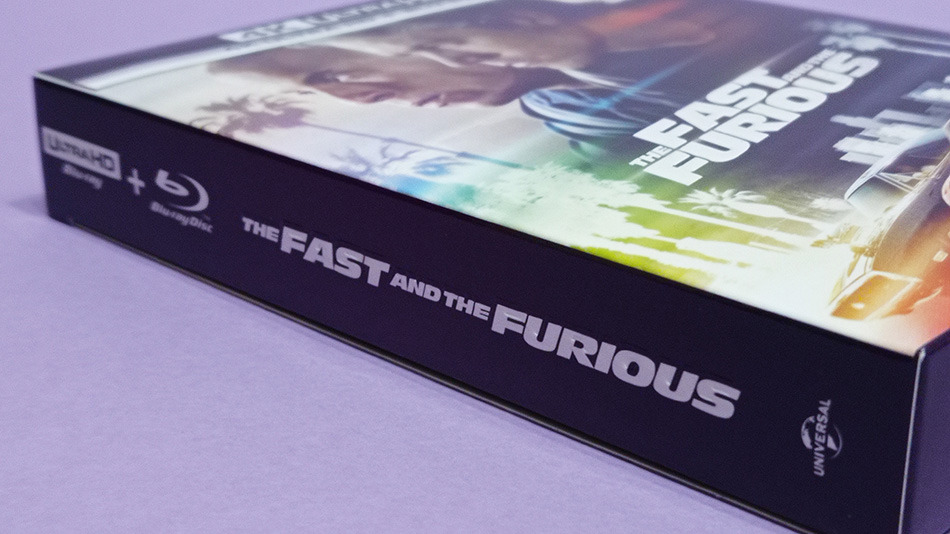 Fotografías del Steelbook de The Fast and the Furious (A Todo Gas) en UHD 4K 3
