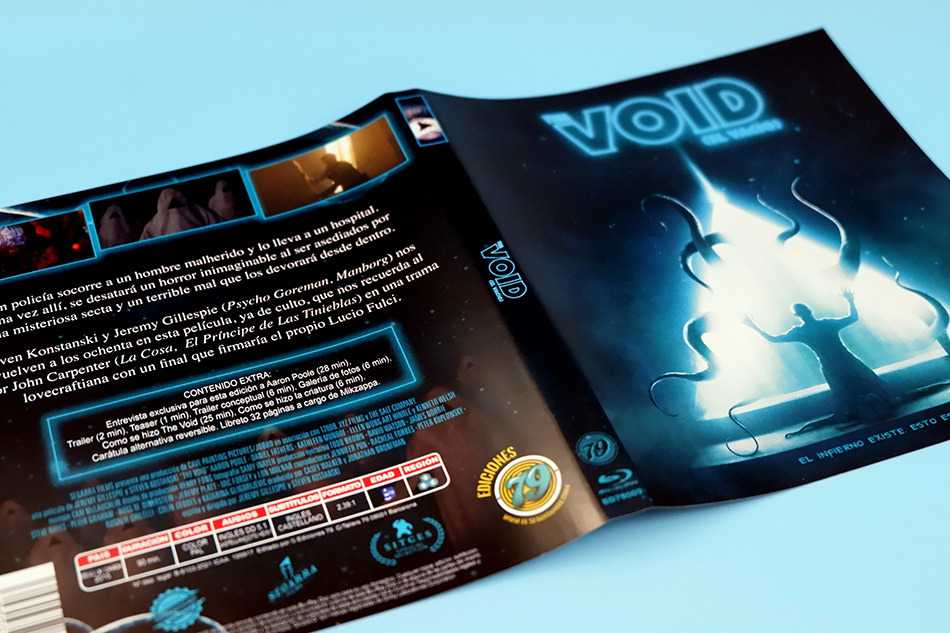 Fotografías de El Vacío (The Void) en Blu-ray con funda y libreto 11