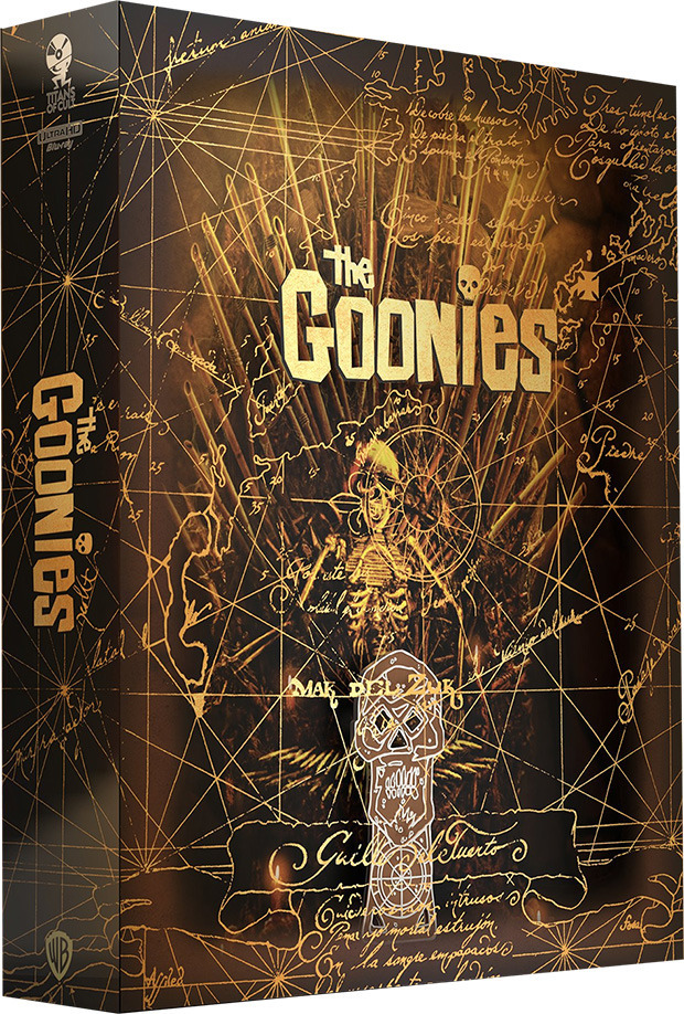 Diseño de la carátula de Los Goonies - Titans of Cult en Ultra HD Blu-ray 1