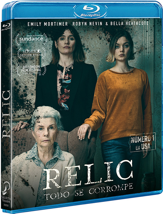 Datos de Relic en Blu-ray 1