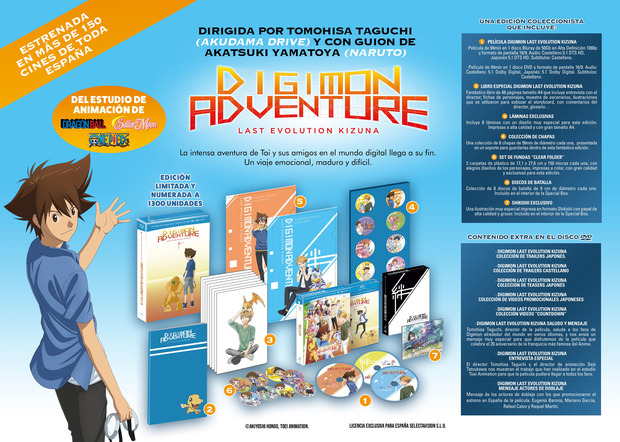 Más información de Digimon Adventure: Last Evolution Kizuna - Edición Coleccionista en Blu-ray