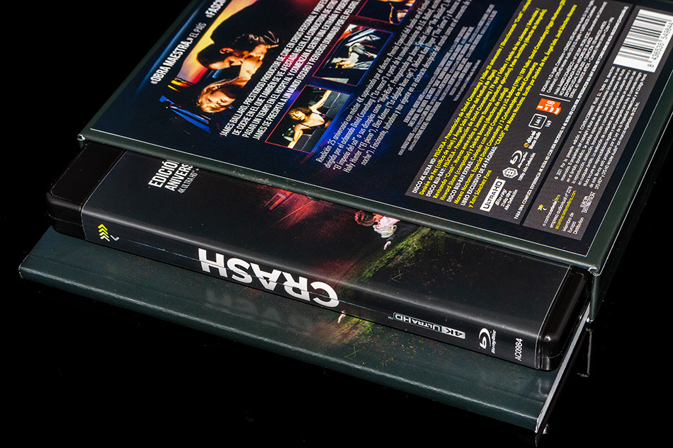 Fotografías de la edición 25º aniversario de Crash en UHD 4K y Blu-ray 9