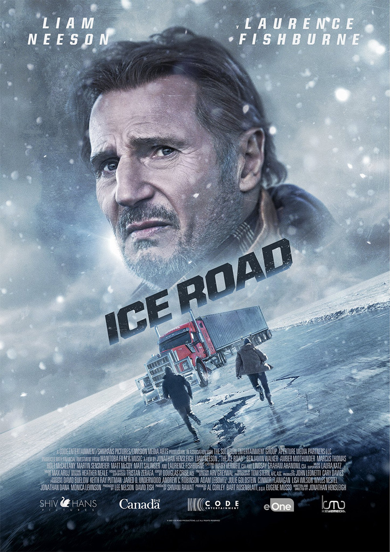 Tráiler de Ice Road, con Liam Neeson conduciendo un camión sobre el hielo