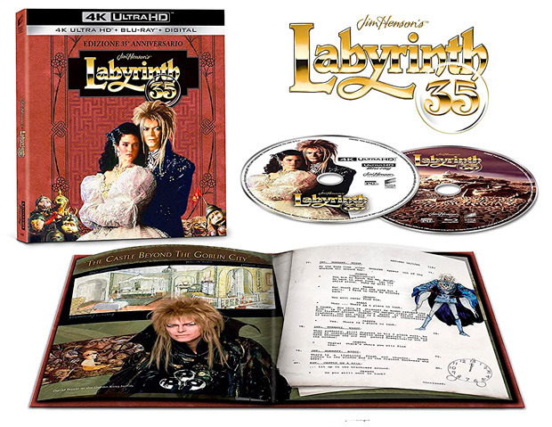 Primeros detalles del Ultra HD Blu-ray de Dentro del Laberinto - Edición 35º Aniversario 1