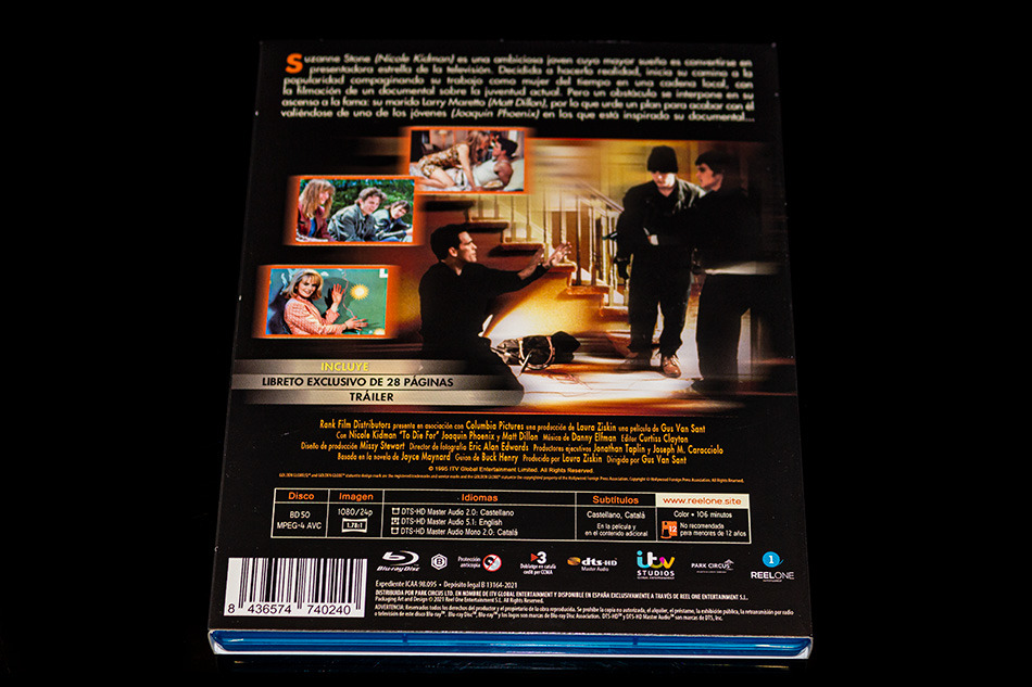 Fotografías de la edición con funda y libreto de Todo por un Sueño en Blu-ray 7
