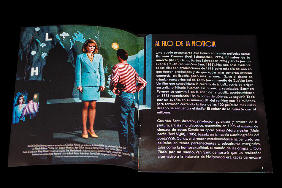 Fotografías de la edición con funda y libreto de Todo por un Sueño en Blu-ray 15