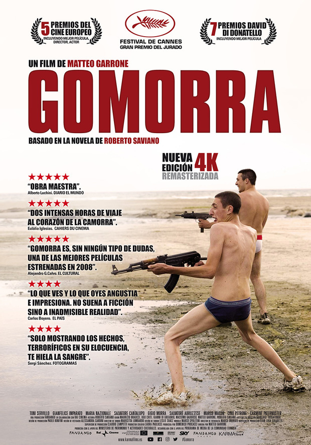 Gomorra tendrá una nueva edición en Blu-ray con el montaje del director