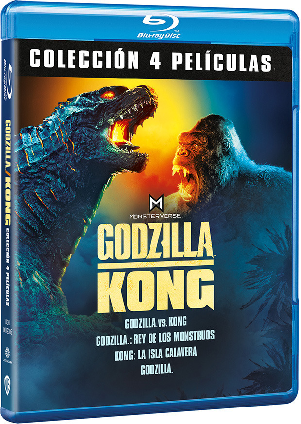 Anuncio oficial del Blu-ray de Godzilla/Kong Monsterverse 1
