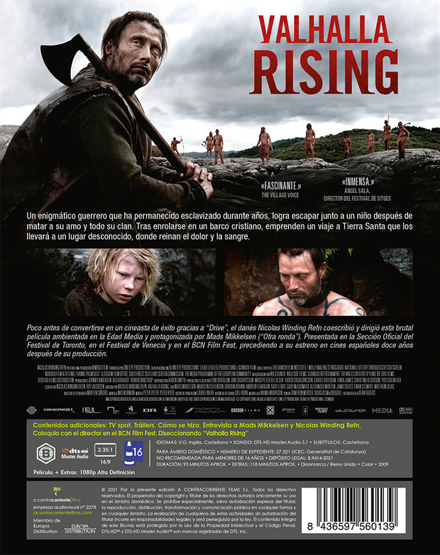 Más información de Valhalla Rising en Blu-ray 3