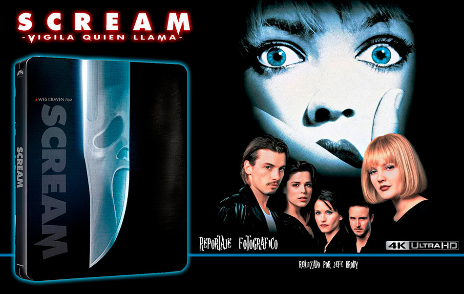 Fotografías del Steelbook de Scream en UHD 4K y Blu-ray 1