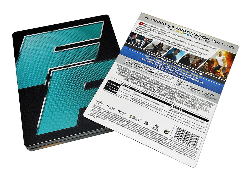 Fotografías del Steelbook de Fast & Furious 9 en UHD 4K y Blu-ray 7