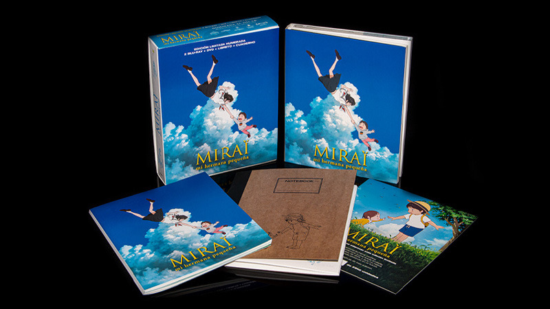 Fotografías de la edición limitada de Mirai, Mi Hermana Pequeña en Blu-ray