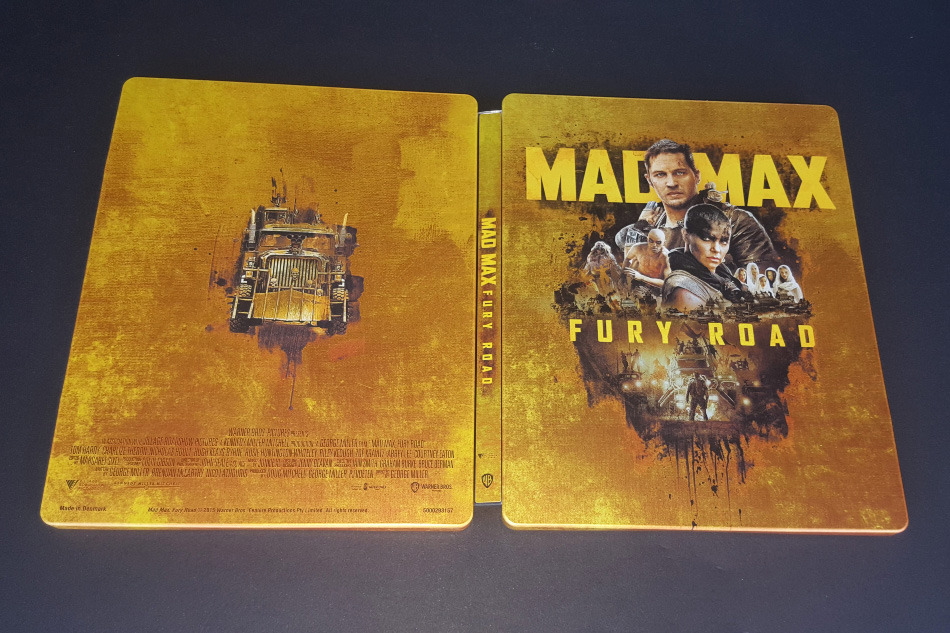 Fotografías del Steelbook de Mad Max: Furia en la Carreter en UHD 4K y Blu-ray 9