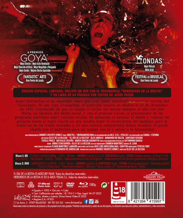 El Día de la Bestia - Edición Libro Blu-ray 3
