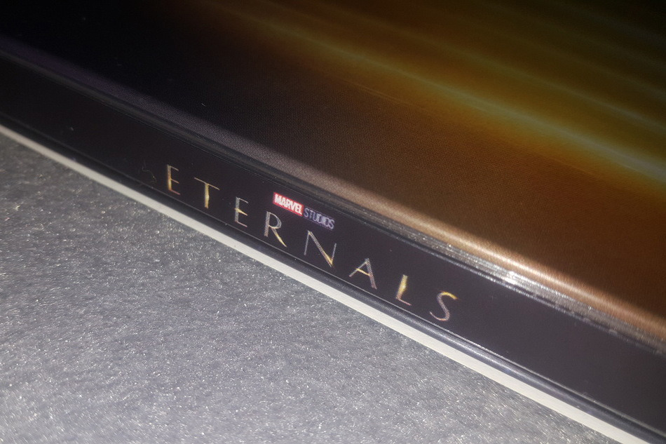 Fotografías del Steelbook de Eternals en UHD 4K y Blu-ray 3