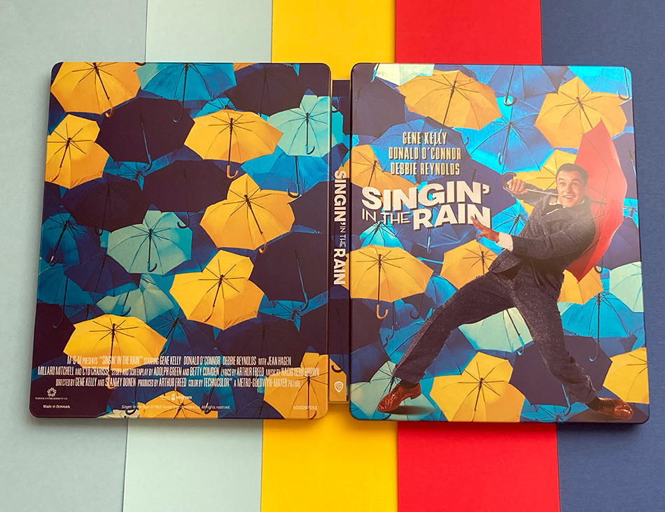 Fotografías del Steelbook de Cantando Bajo la Lluvia en UHD 4K y Blu-ray 9