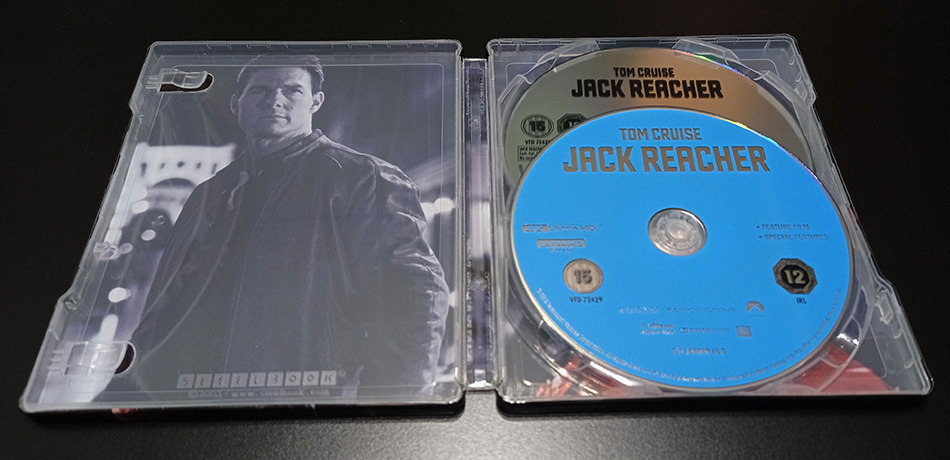 Fotografías del Steelbook de Jack Reacher en UHD 4K y Blu-ray 5