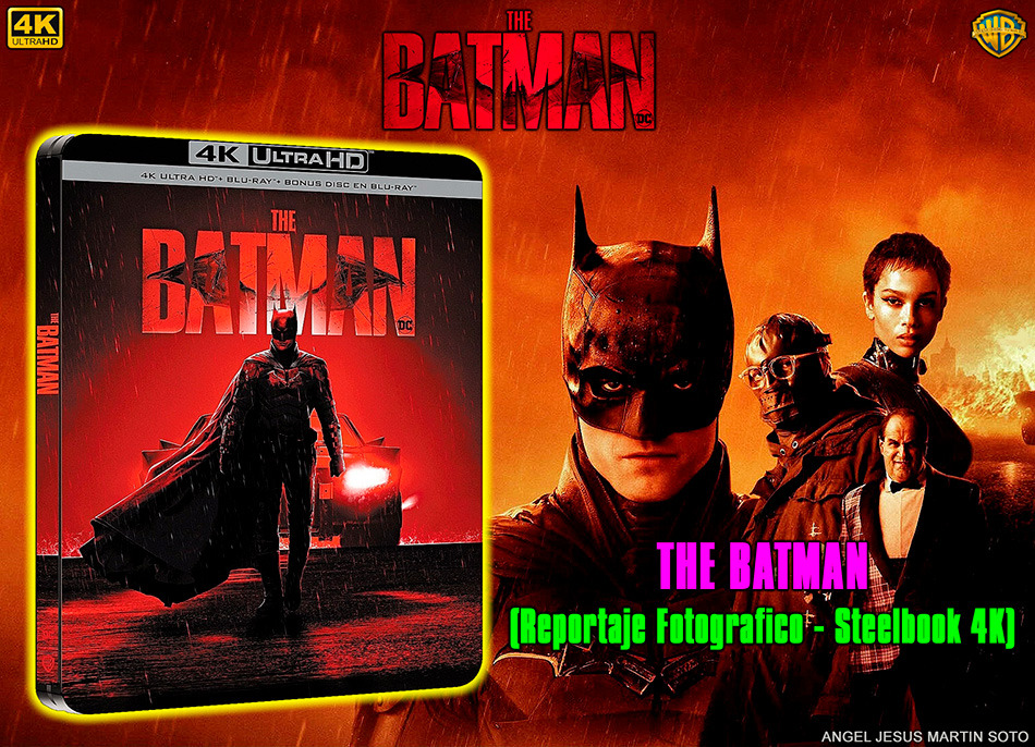 Fotografías del Steelbook de The Batman en UHD 4K y Blu-ray 1