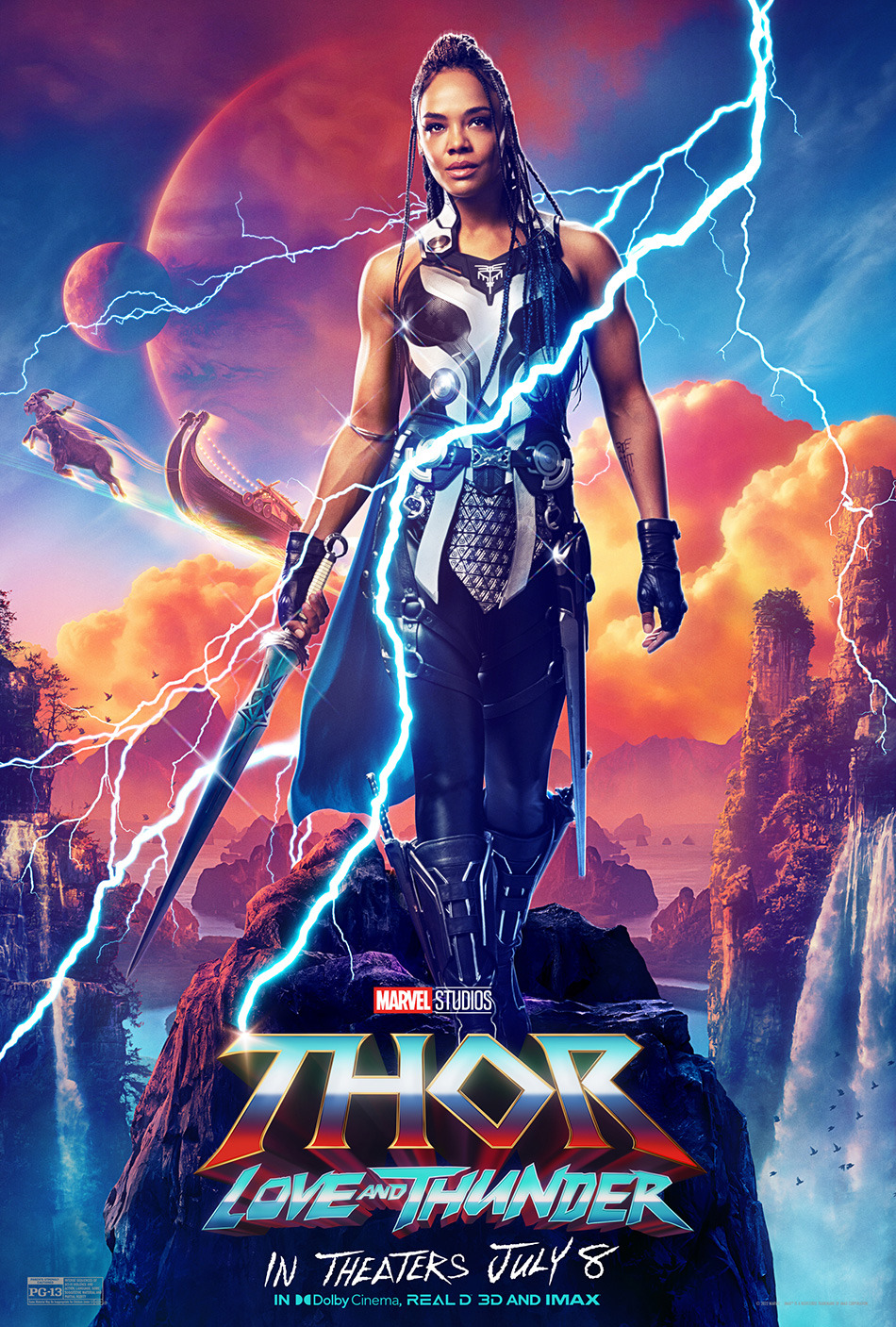 Pósters de personajes de la película Thor: Love and Thunder 3
