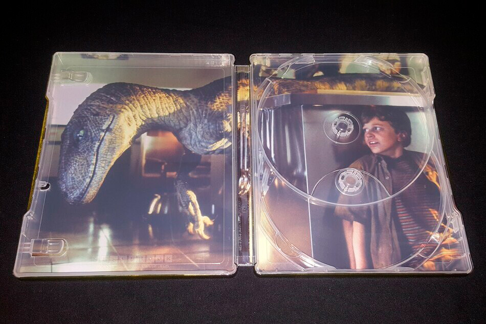 Fotografías del Steelbook de Jurassic Park en UHD 4K y Blu-ray 18