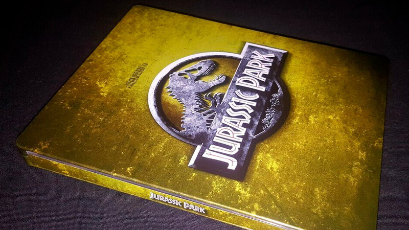 Fotografías del Steelbook de Jurassic Park en UHD 4K y Blu-ray