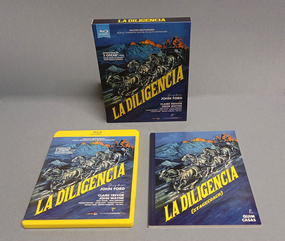 Fotografías de la edición con funda y libreto de La Diligencia en Blu-ray 12